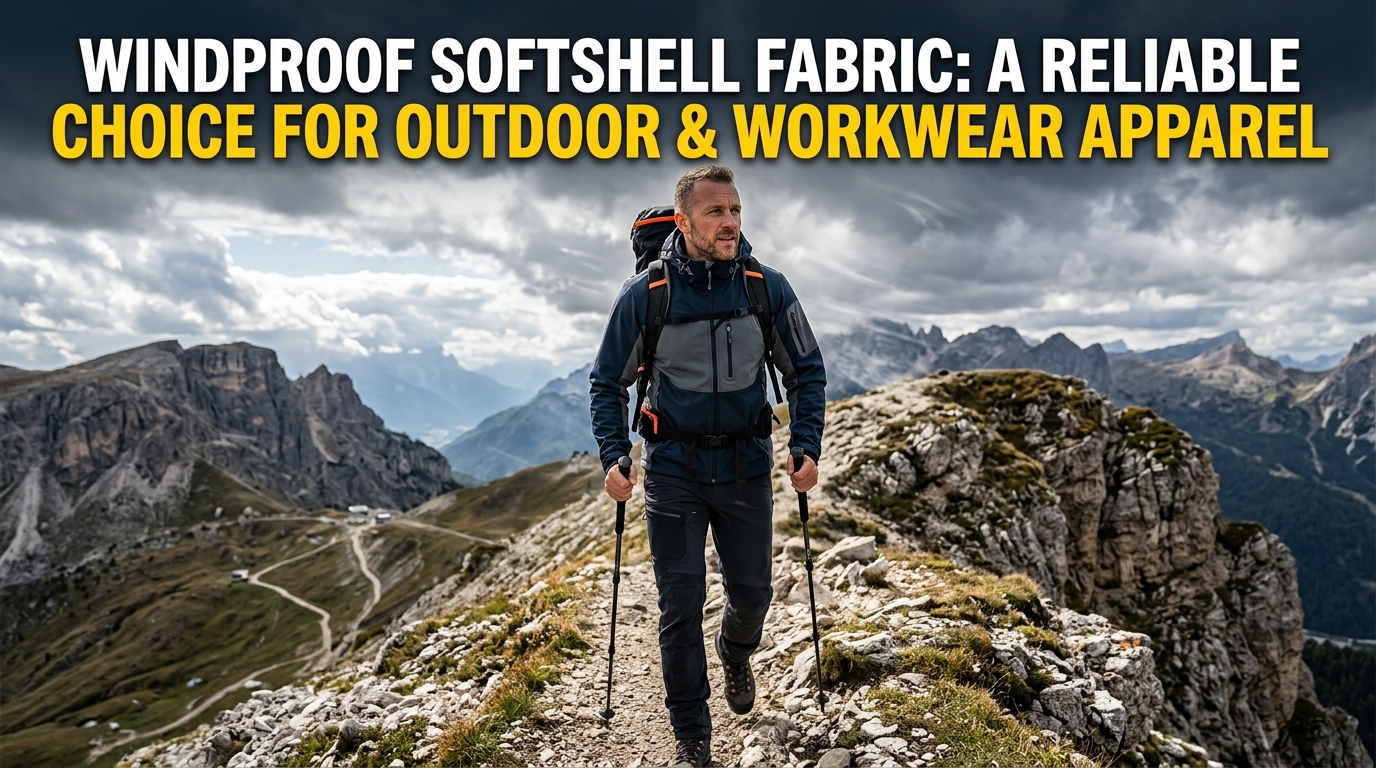 Windproof Softshell Fabric: வெளிப்புற மற்றும் ஒர்க்வேர் ஆடைகளுக்கான நம்பகமான தேர்வு