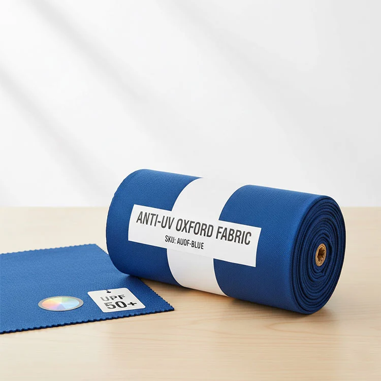 பாலியஸ்டர் எதிர்ப்பு UV ஆக்ஸ்போர்டு ஃபேப்ரிக்