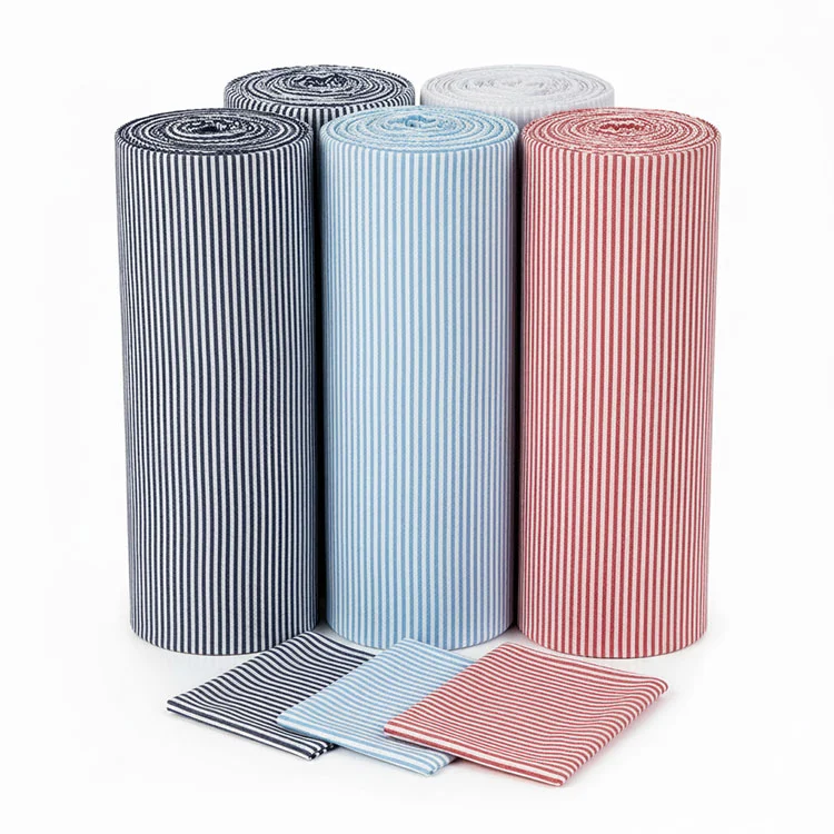 பாலியஸ்டர் கோடிட்ட ஆக்ஸ்போர்டு லைனிங்